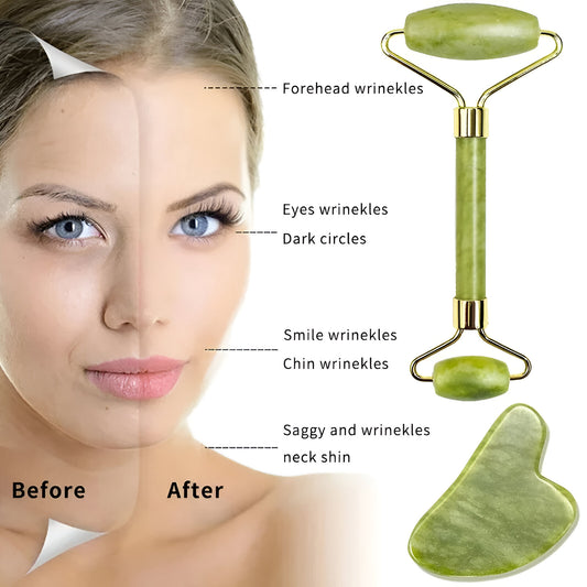 Natural Jade Roller Massager for Face